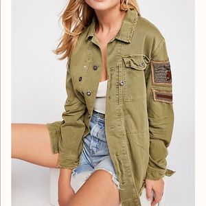 Free people army jacket